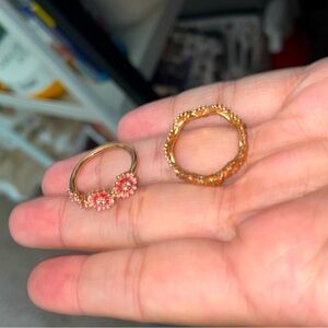 2pc Stackable Pandora Rings